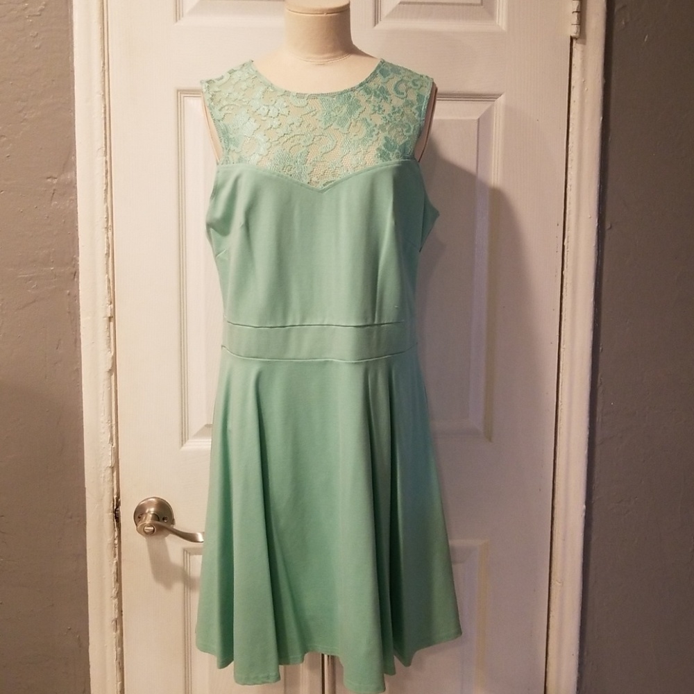 Seafoam Green Dress